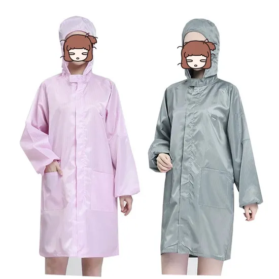 ESD Dust-Free Cleanroom Work Wear Dust Coat